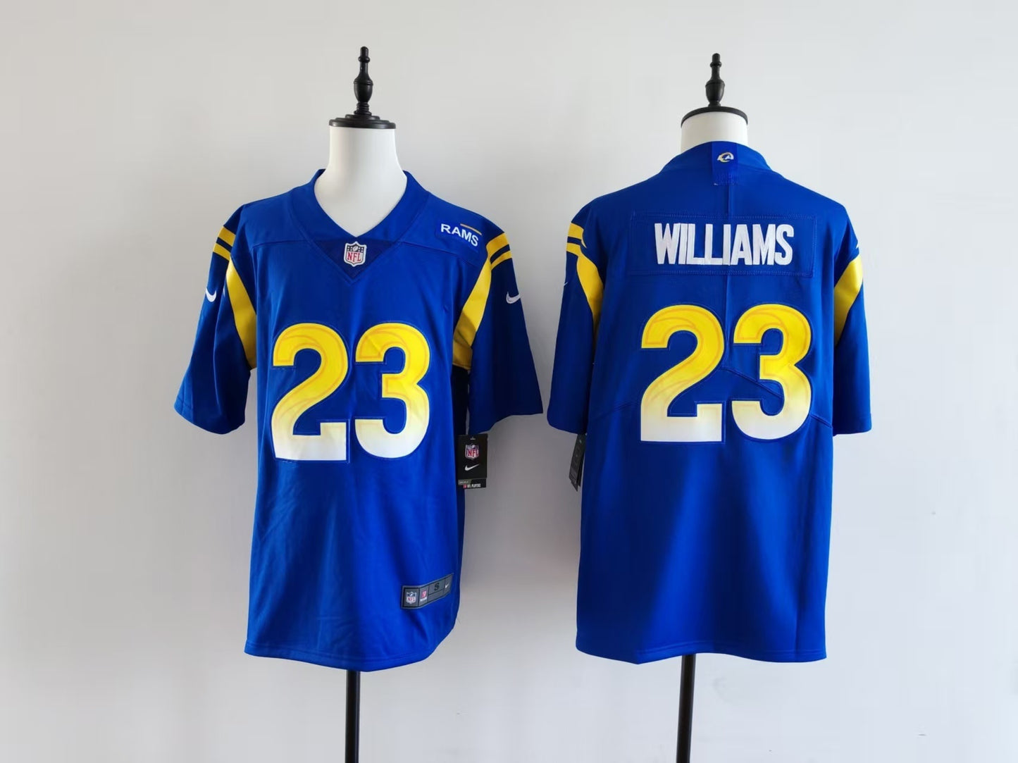 Men's San Louis Rams Kyren Williams Jersey-Blue