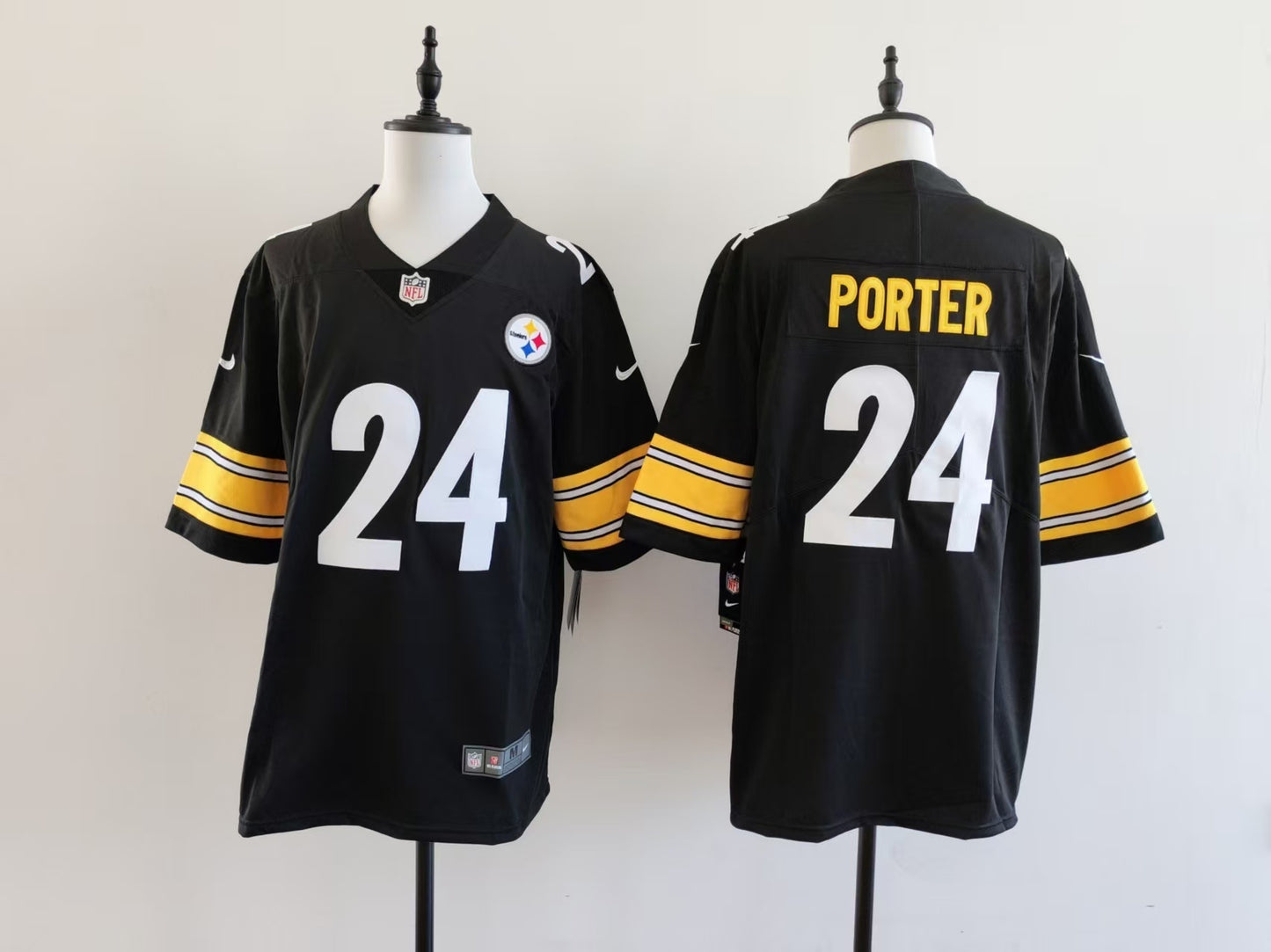 Men's Pittsburgh Steelers Joey Porter Nike Jersey - Black