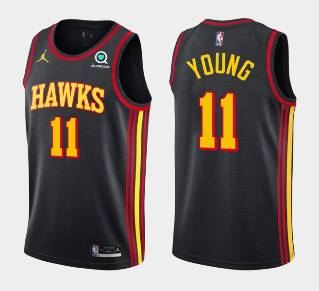 Men's Atlanta Hawks Trae Young #11 City Edition Swingman Jersey - Embroidered