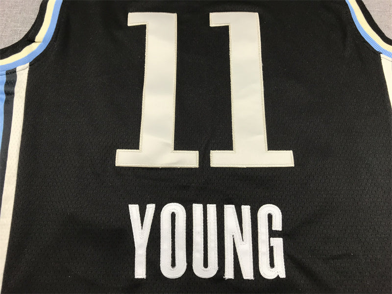 Men's Atlanta Hawks Trae Young #11 2024 City Edition Swingman Jersey - Embroidered
