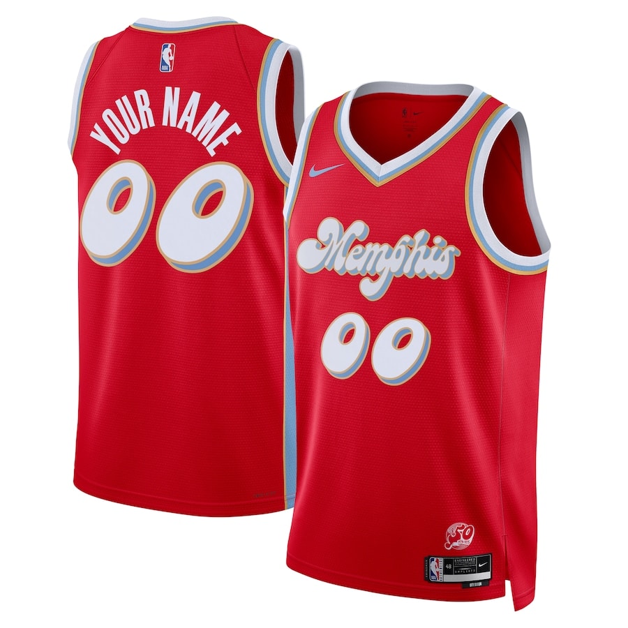 Custom Memphis Grizzlies 2024-25 City Edition Jersey