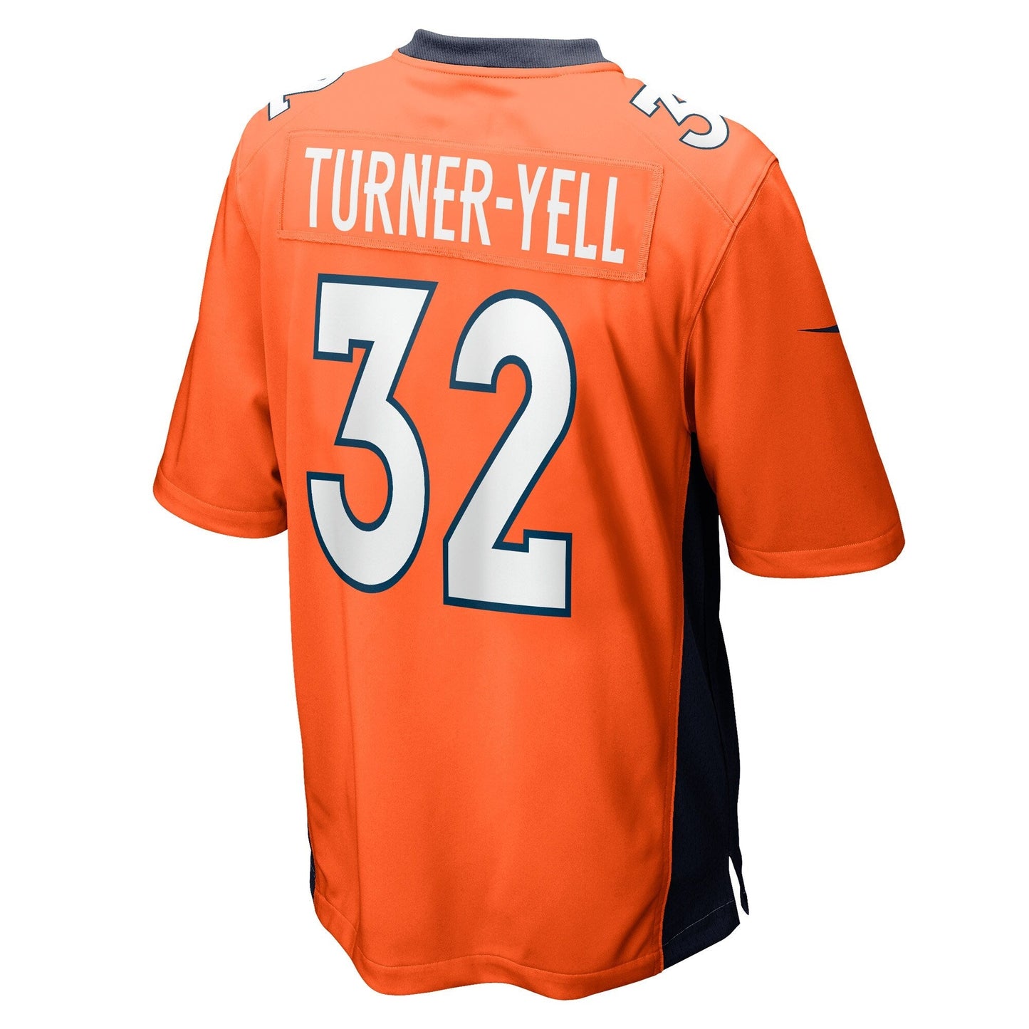 Delarrin Turner-Yell Denver Broncos Nike Game Jersey - Orange