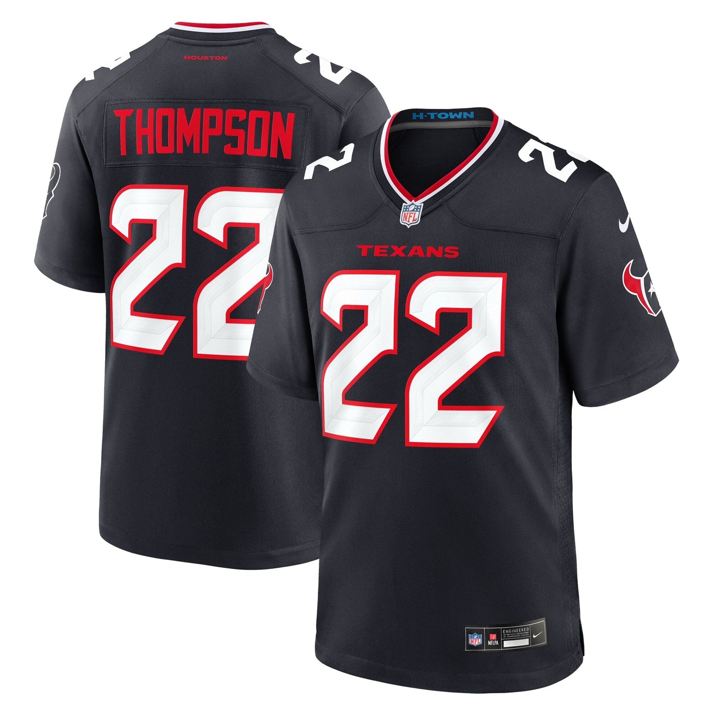 Josh Thompson Houston Texans Nike Team Game Jersey - Navy
