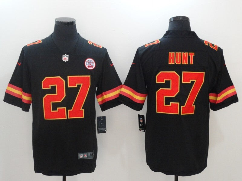 Men's Kansas City Chiefs Kareem Hunt Jersey - Black