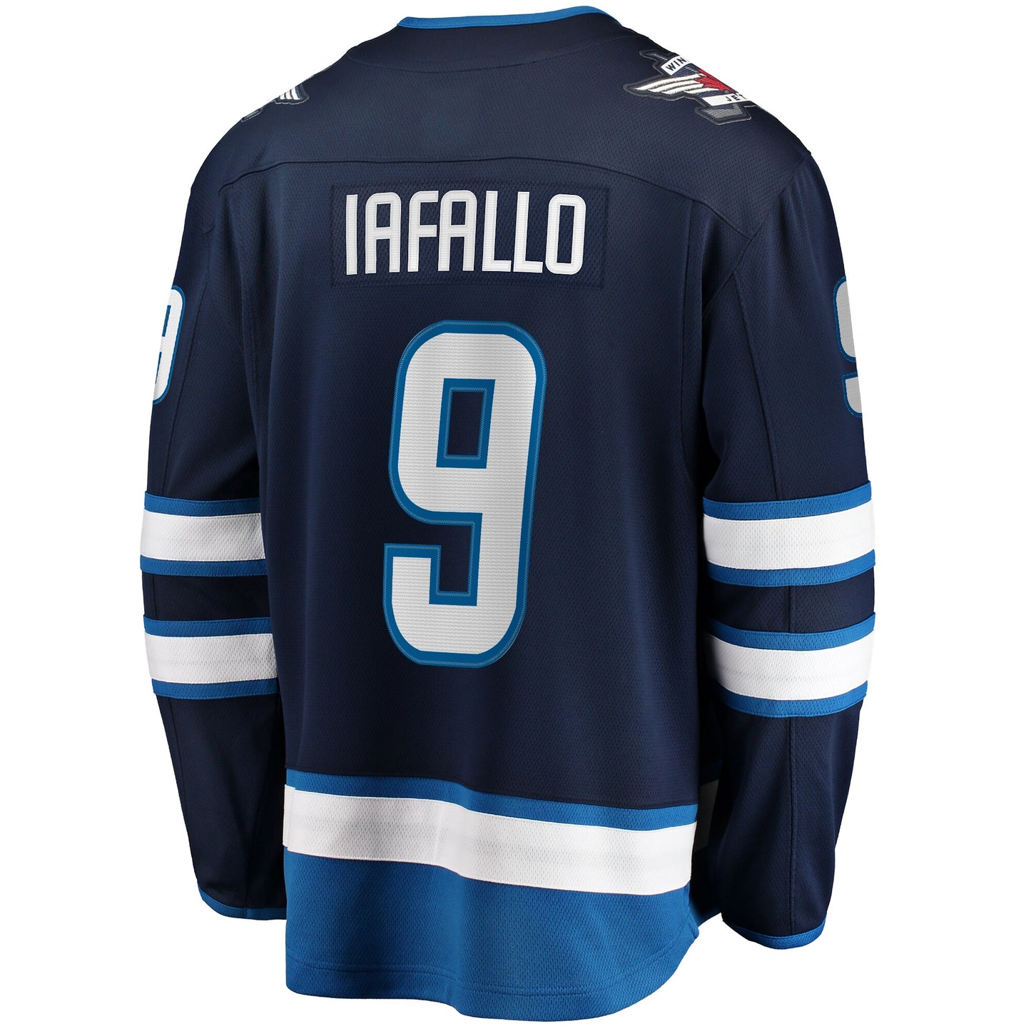 Men's Winnipeg Jets Alex Iafallo Fanatics Navy Home Premier Breakaway Jersey