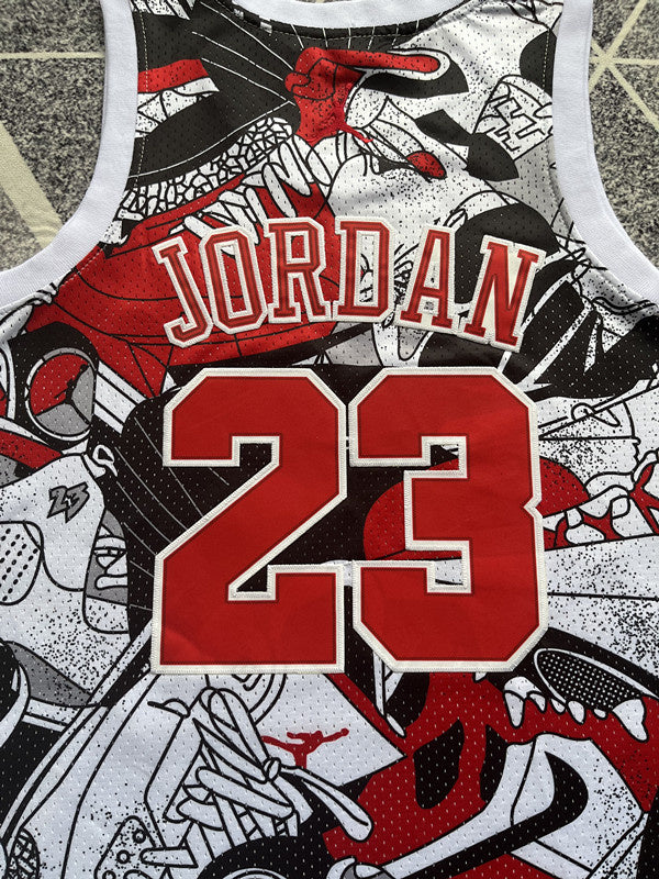 Michael Jordan Chicago Bulls 23 Black Thorwback Jersey