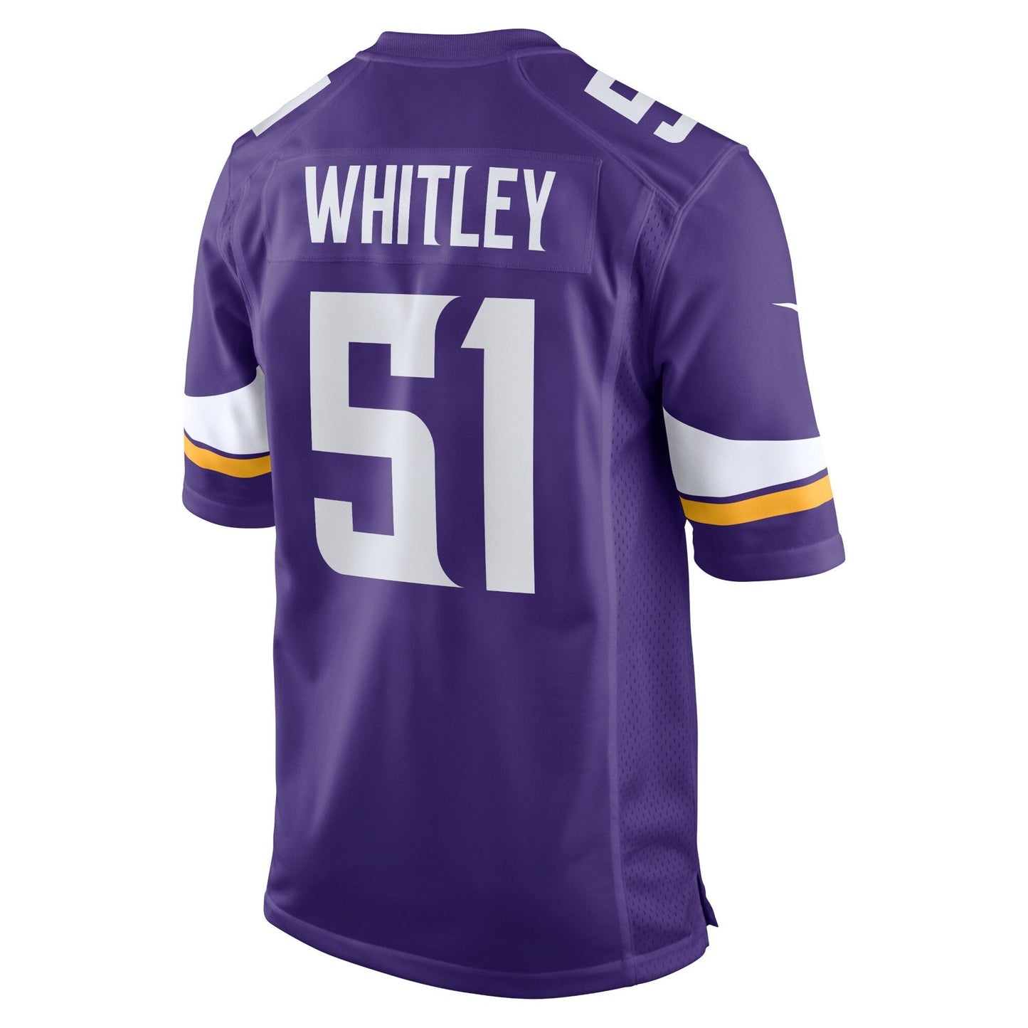 Benton Whitley Minnesota Vikings Nike Home Game Jersey - Purple