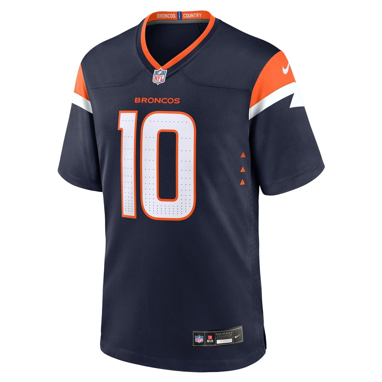 Bo Nix Denver Broncos Nike Alternate Game Jersey - Navy