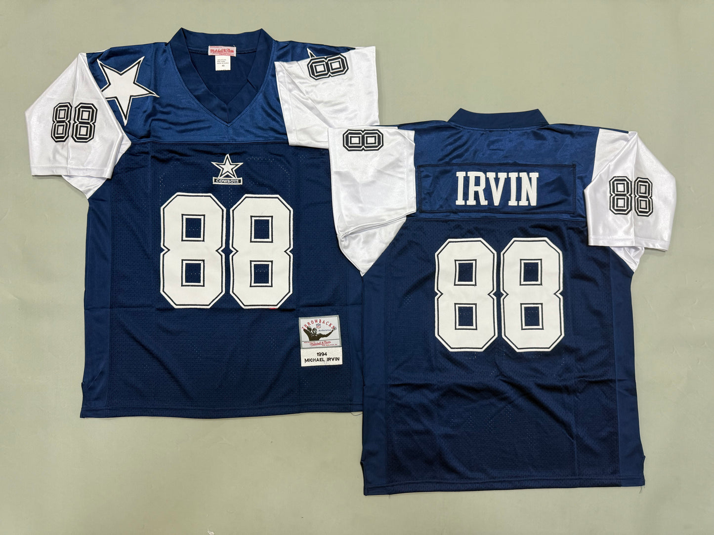 Michael Irvin #88 Dallas Cowboys Navy Vintage Throw Jersey