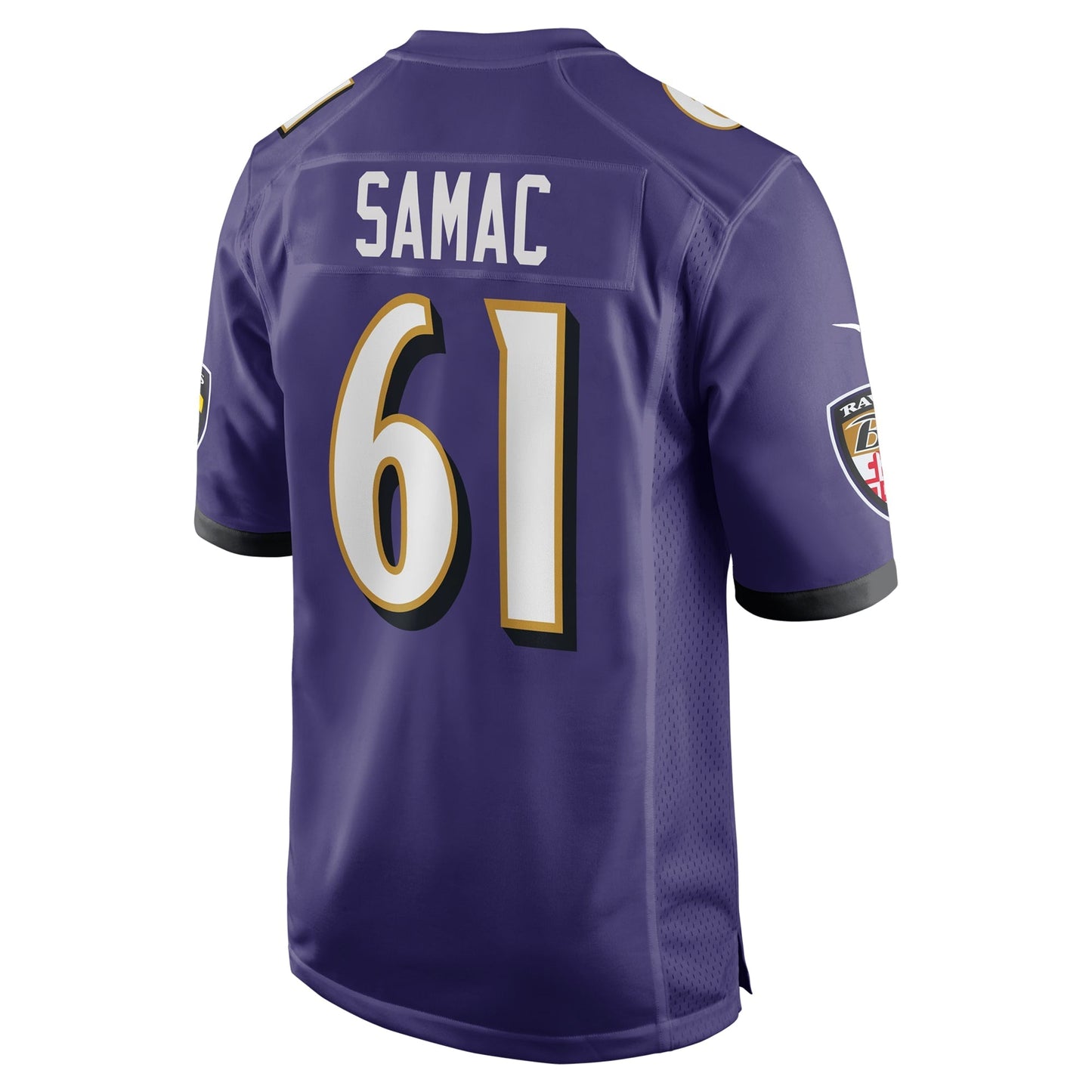 Nick Samac Baltimore Ravens Nike Team Game Jersey - Purple