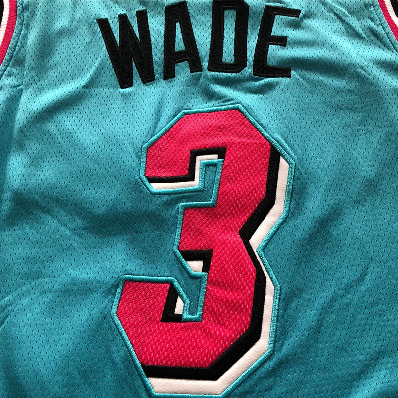 Miami Heat City Edition Dwayne Wade #3 Blue Jersey