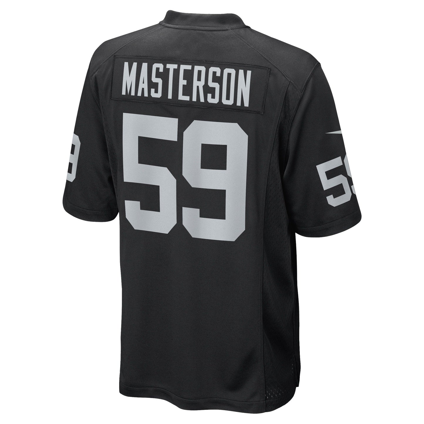 Luke Masterson Las Vegas Raiders Nike Game Jersey - Black