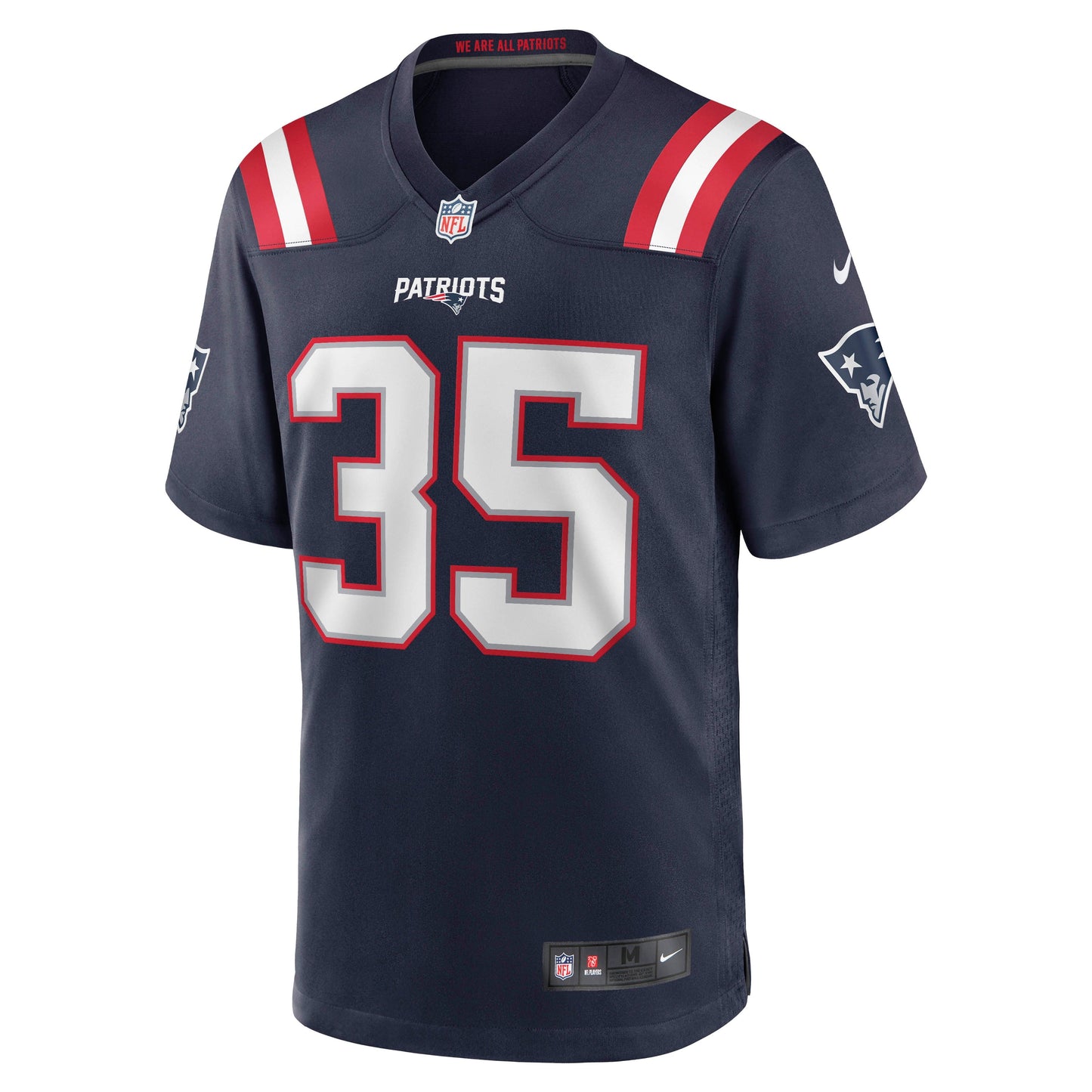 Jim Nance New England Patriots Nike Retired Jersey - Navy