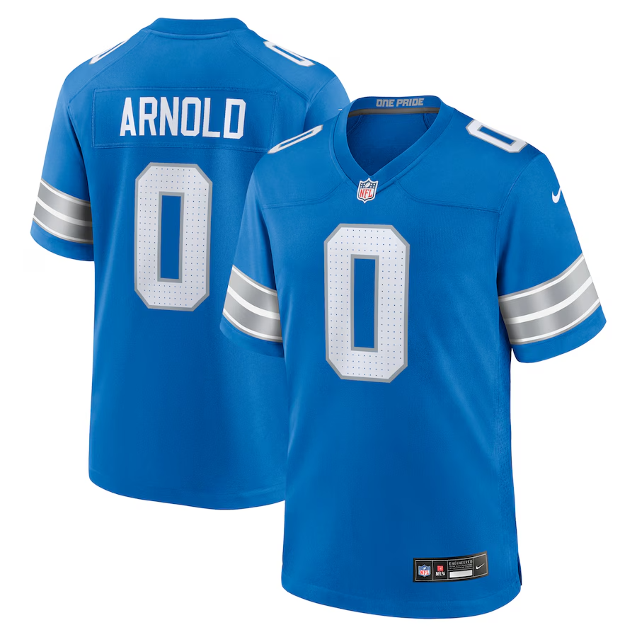 Terrion Arnold Detroit Lions 2024 Jersey