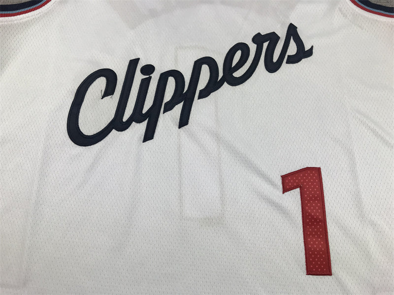 Men's LA Clippers james Harden #1 whiteSwingman Player jersey