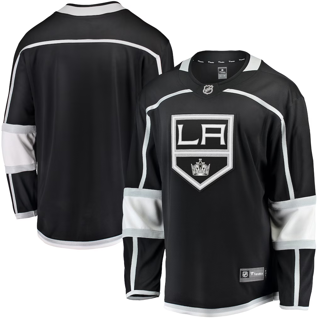 Men's Los Angeles Kings Black Home Breakaway Blank Jersey
