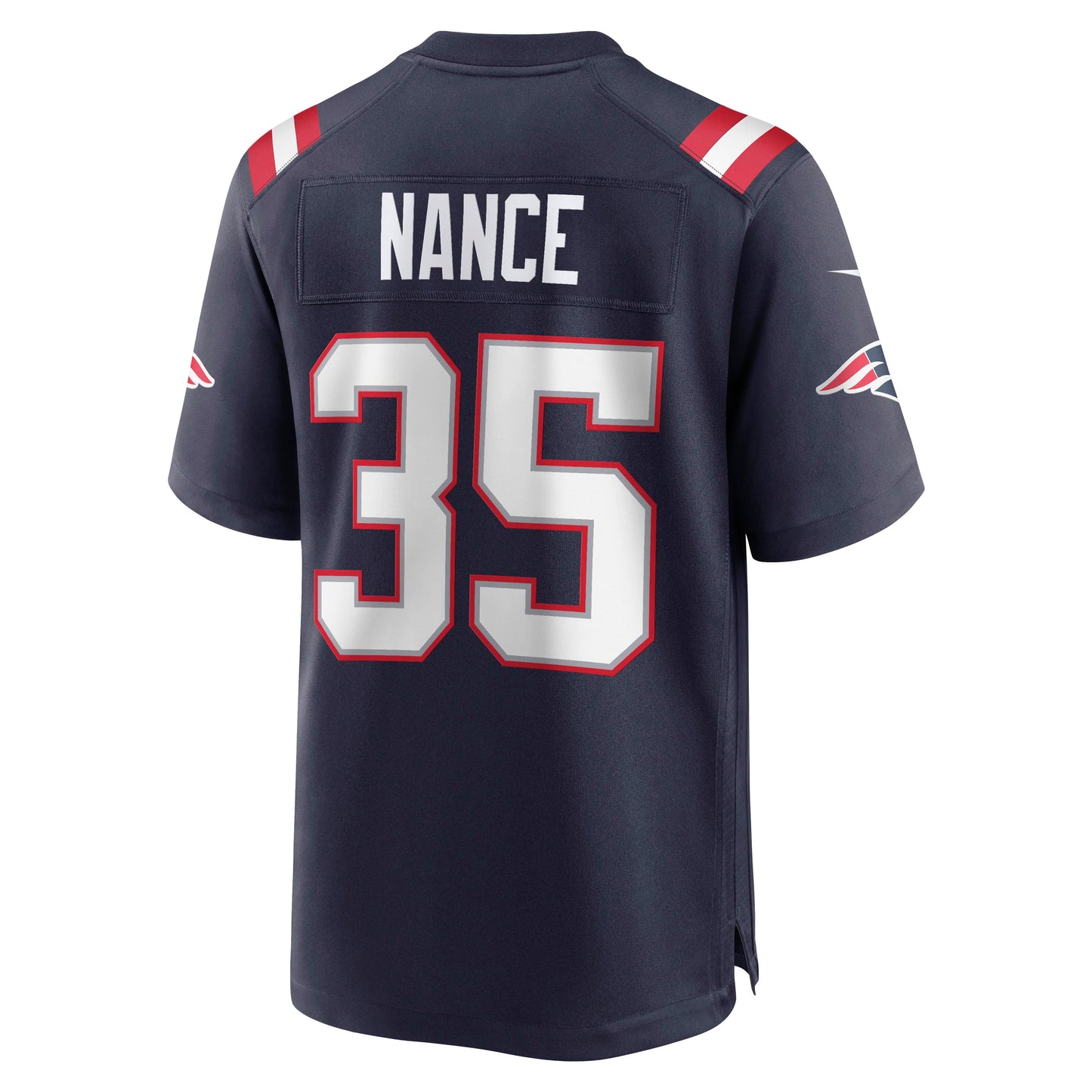 Jim Nance New England Patriots Nike Retired Jersey - Navy