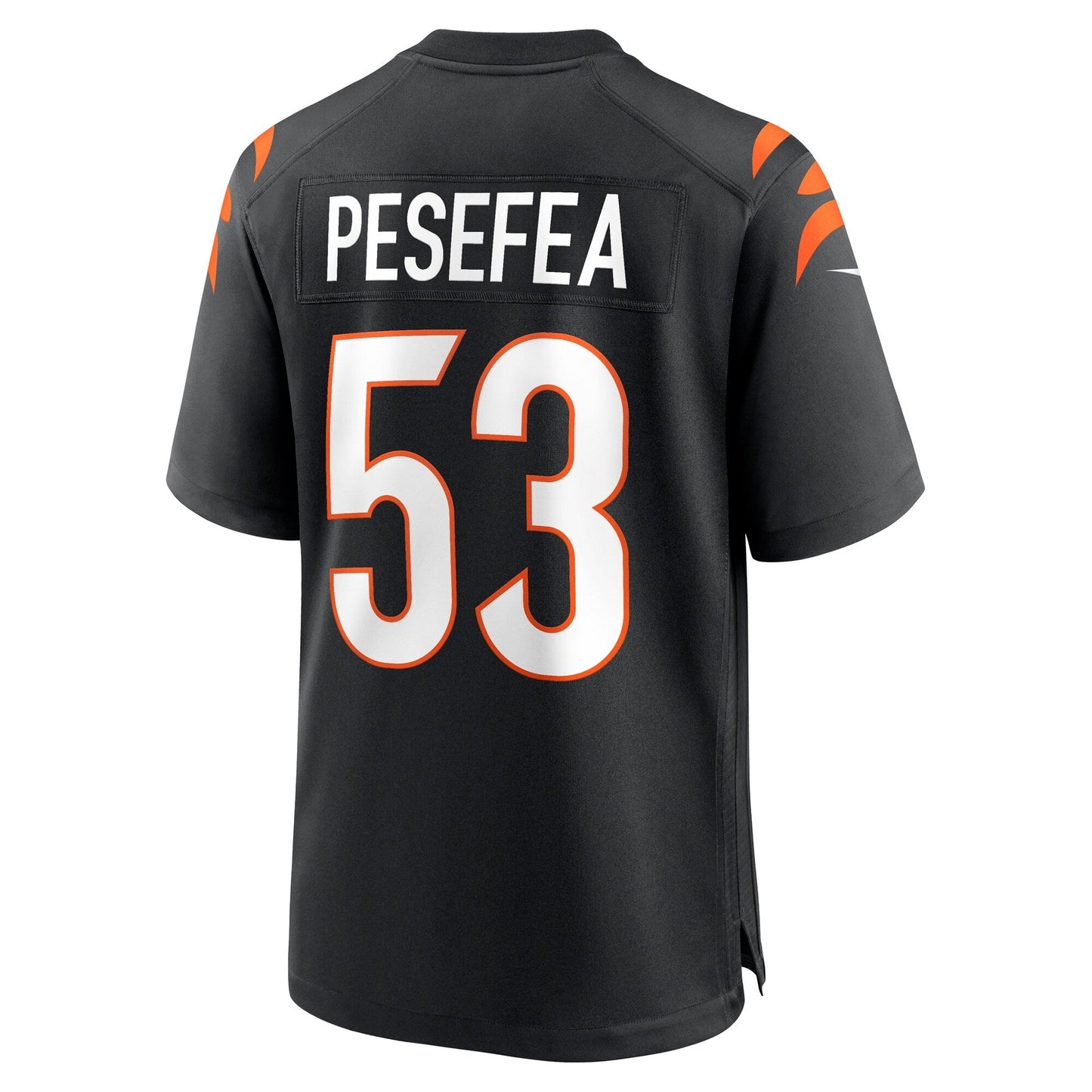 TJ Pesefea Cincinnati Bengals Nike Team Game Jersey - Black