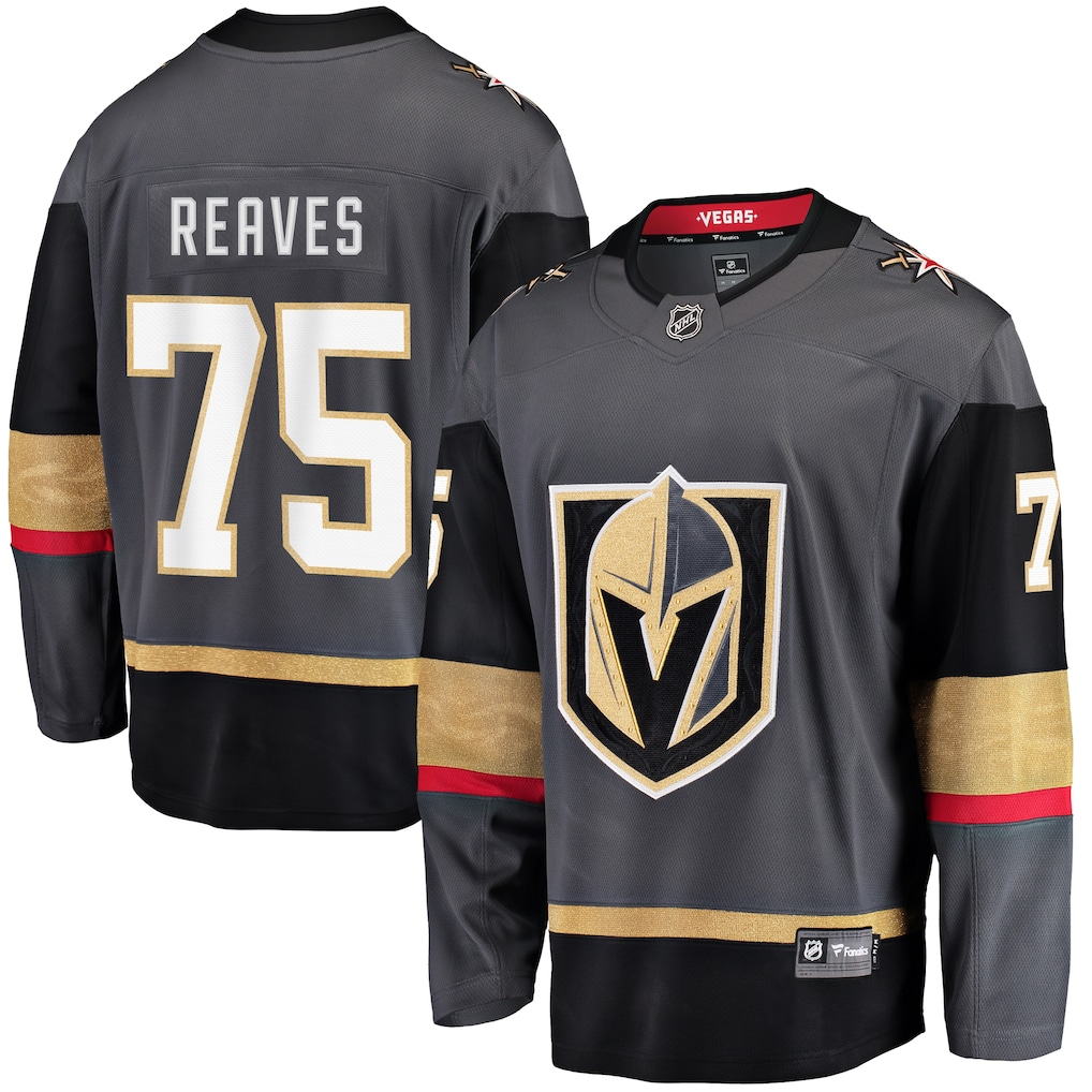 Men's Vegas Golden Knights Ryan Reaves #75 Black Home Breakaway Player Jersey