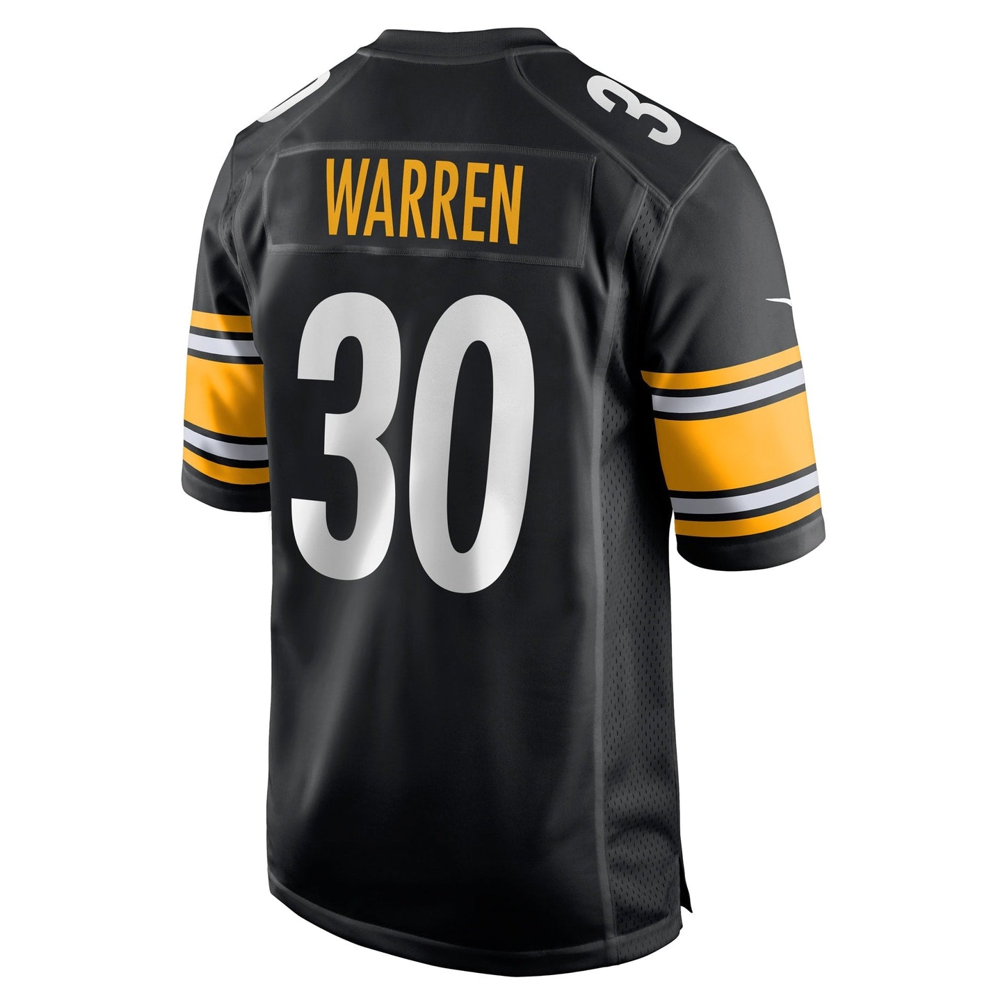 Jaylen Warren Pittsburgh Steelers Nike Game Jersey - Black