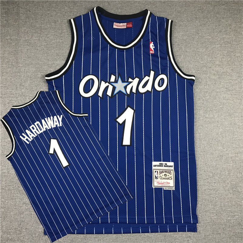 Penny Hardaway Orlando Magic Blue Throwback Jersey