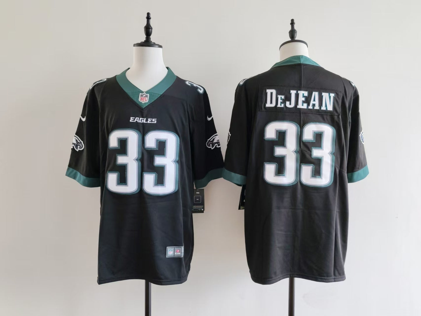 Men's Philadelphia Eagles Cooper DeJean Nike Jersey-Black