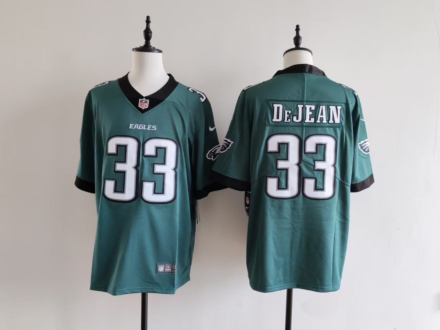 Men's Philadelphia Eagles Cooper DeJean Nike Jersey-Midnight Green