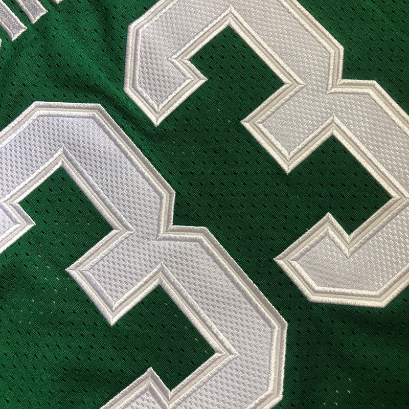 Mitchell Ness Unisex Boston Celtics 33 Larry Bird Green T-Shirts