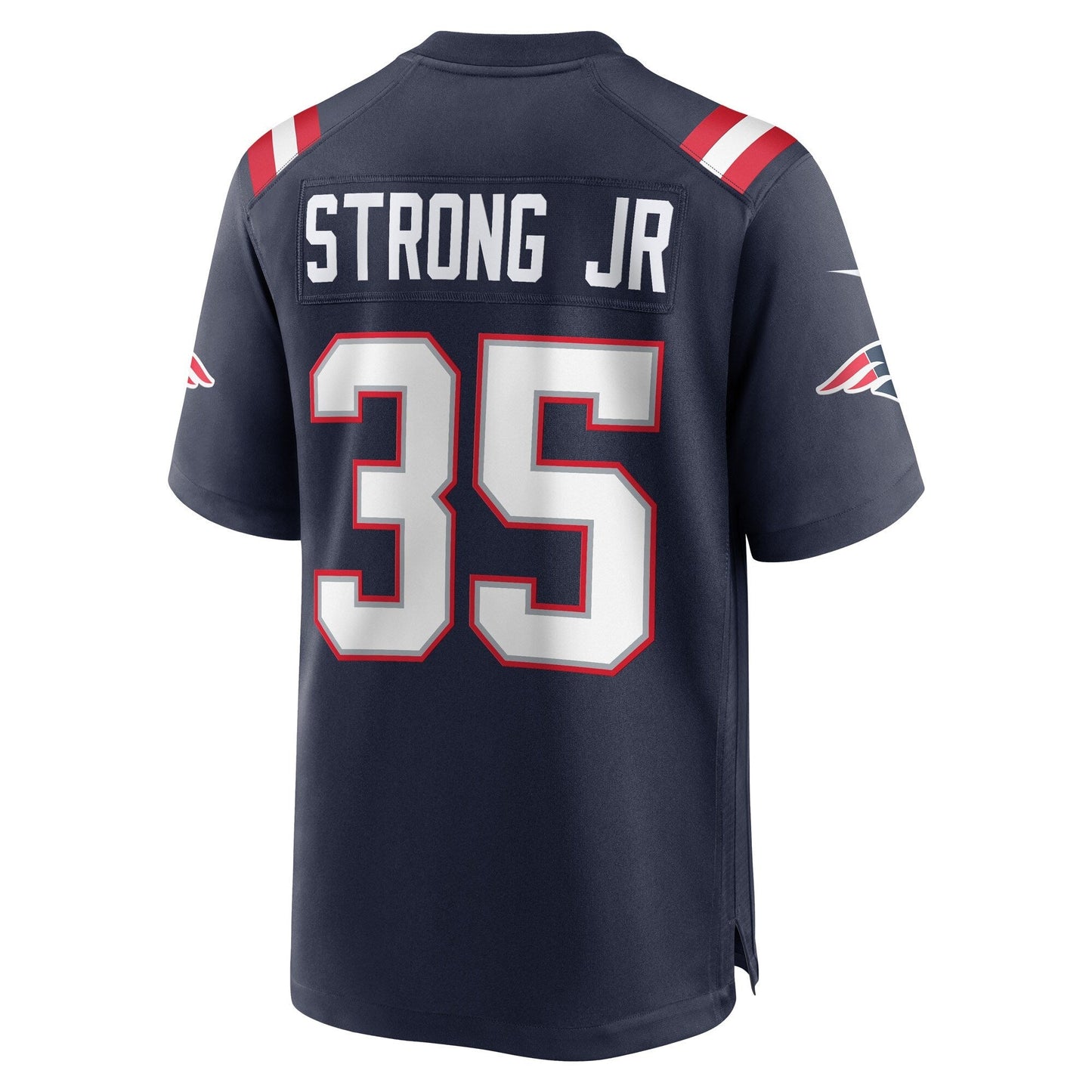 Pierre Strong Jr. New England Patriots Nike Game Jersey - Navy