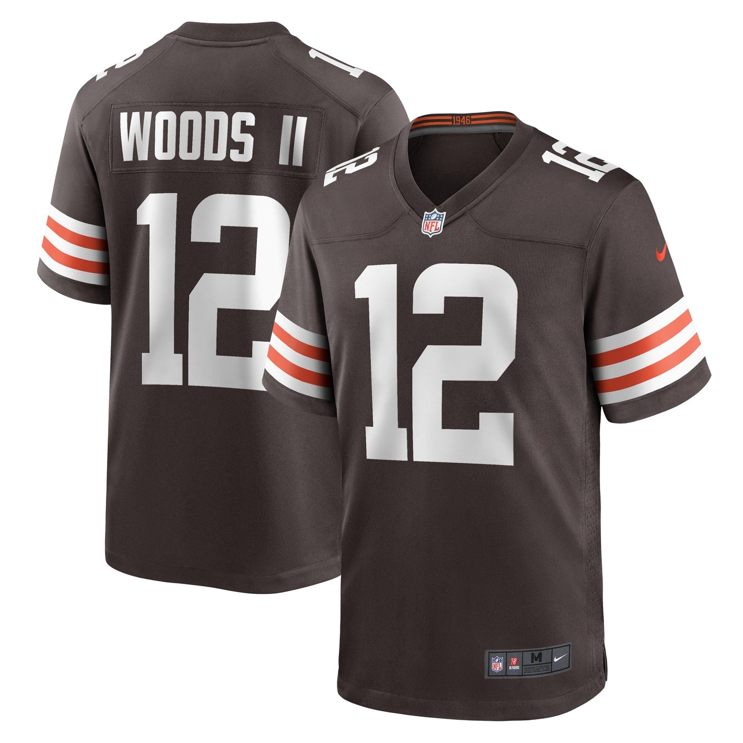 Michael Woods II Cleveland Browns Nike Game Jersey - Brown
