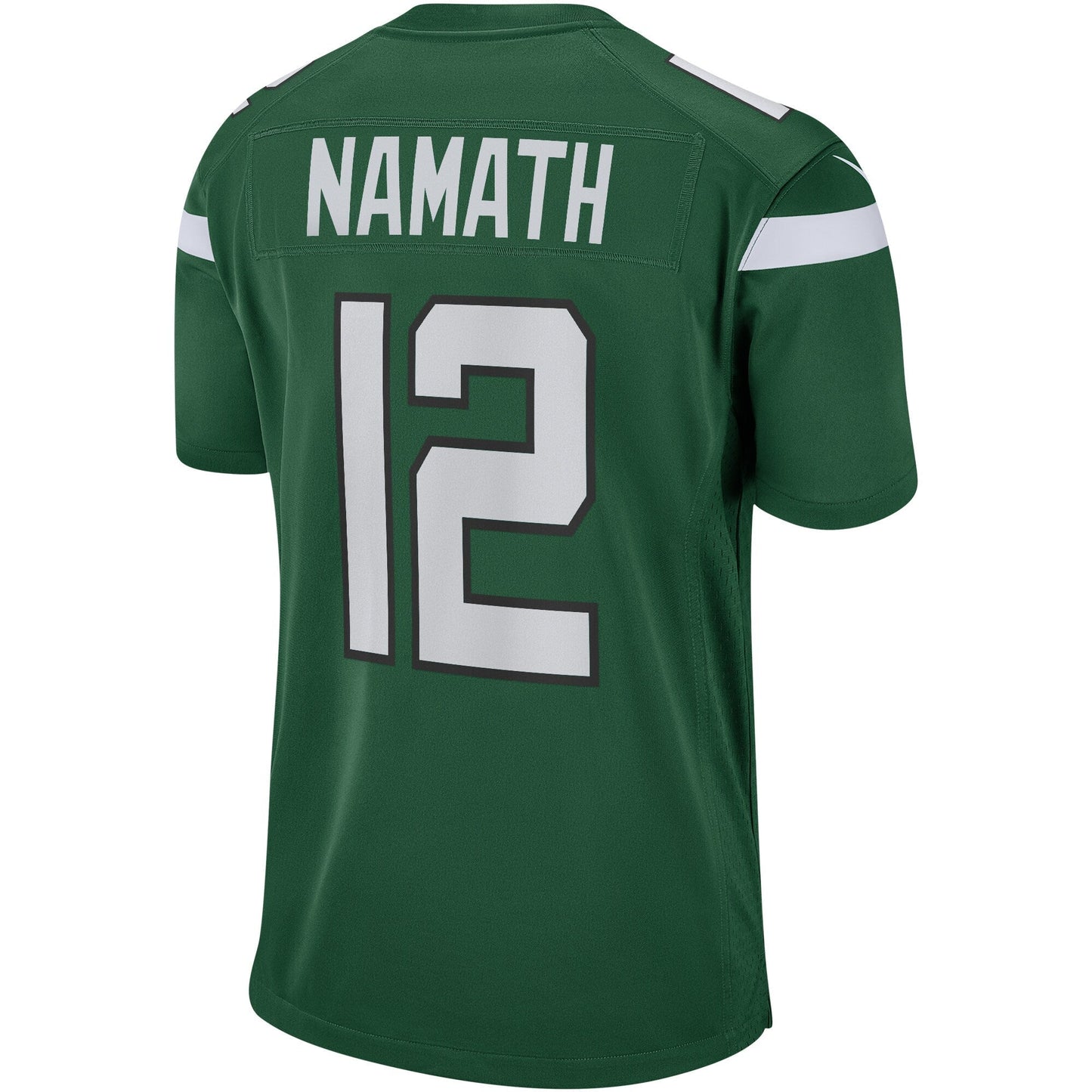 Joe Namath New York Jets Nike Game Retired Jersey - Gotham Green