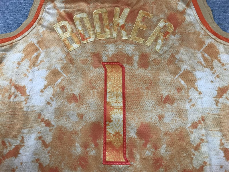 Devin Booker Orange Phoenix Suns Jersey