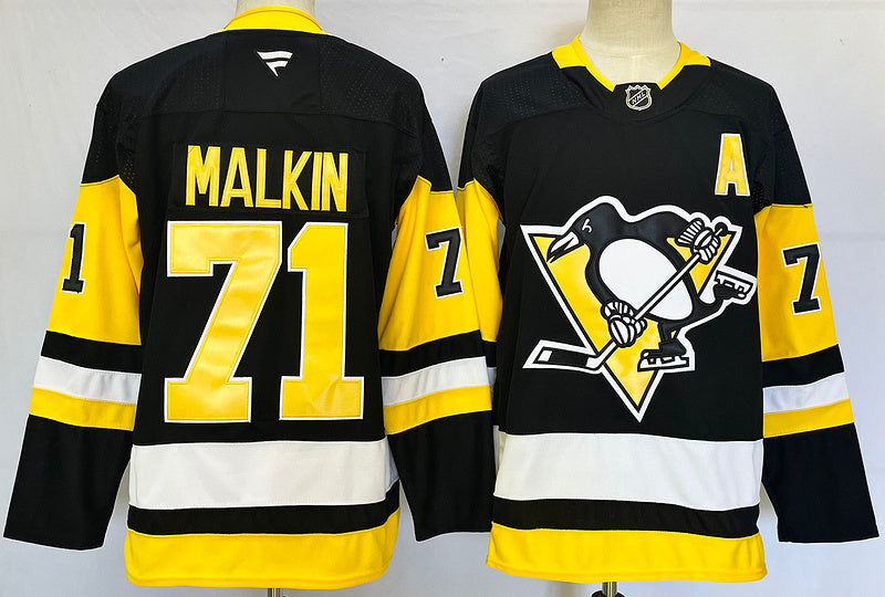 Men's Pittsburgh Penguins Evgeni Malkin #71 Black Jersey