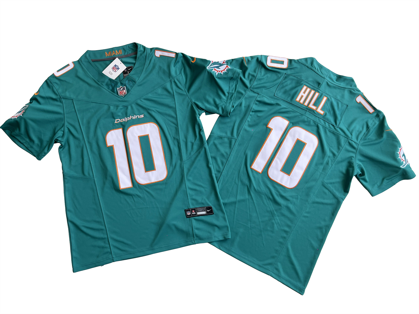 Miami Dolphins 10# Tyreek Hill Vapor F.U.S.E. Limited Jersey