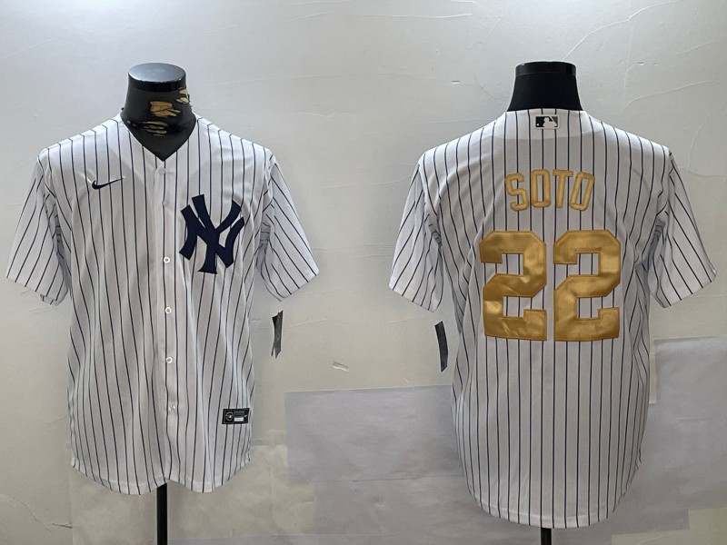 Men's New York Yankees Juan Soto #42.99 White Player Game Jersey
