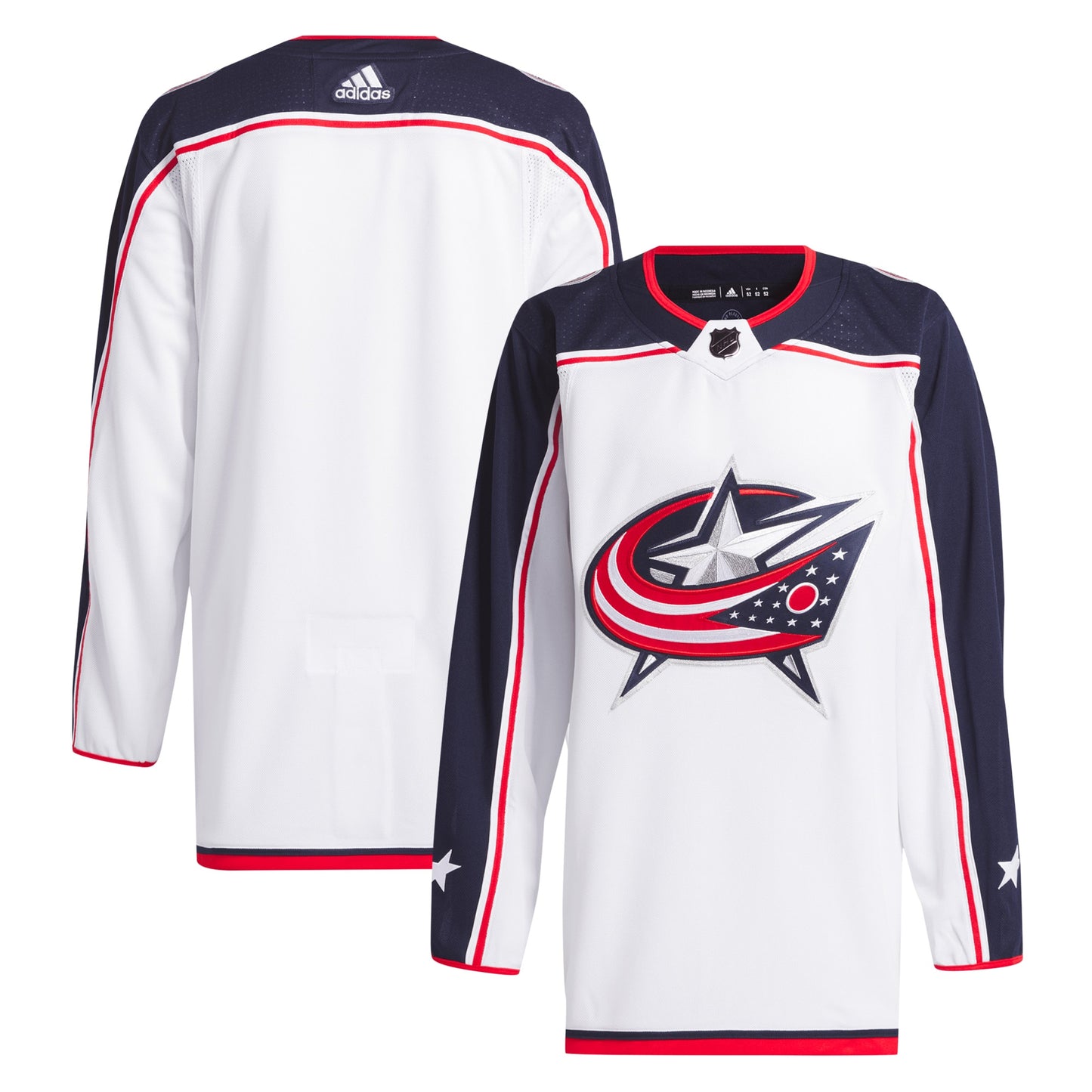 Columbus Blue Jackets Away Primegreen Jersey - White
