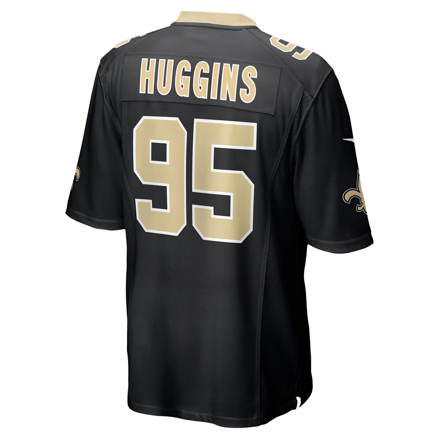 Albert Huggins New Orleans Saints Nike Game Jersey - Black