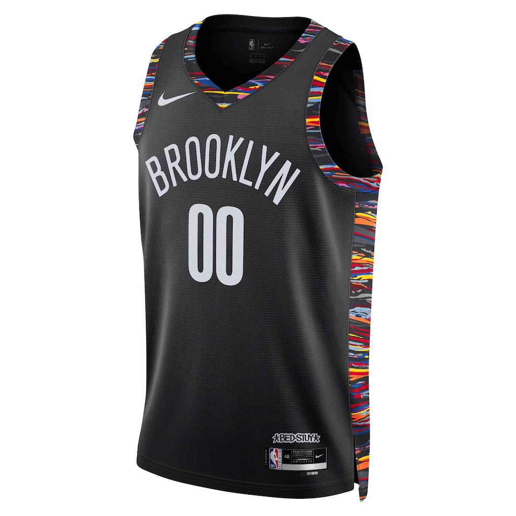 Brooklyn Nets Nike Black 2025/26 City Edition Swingman Custom Jersey