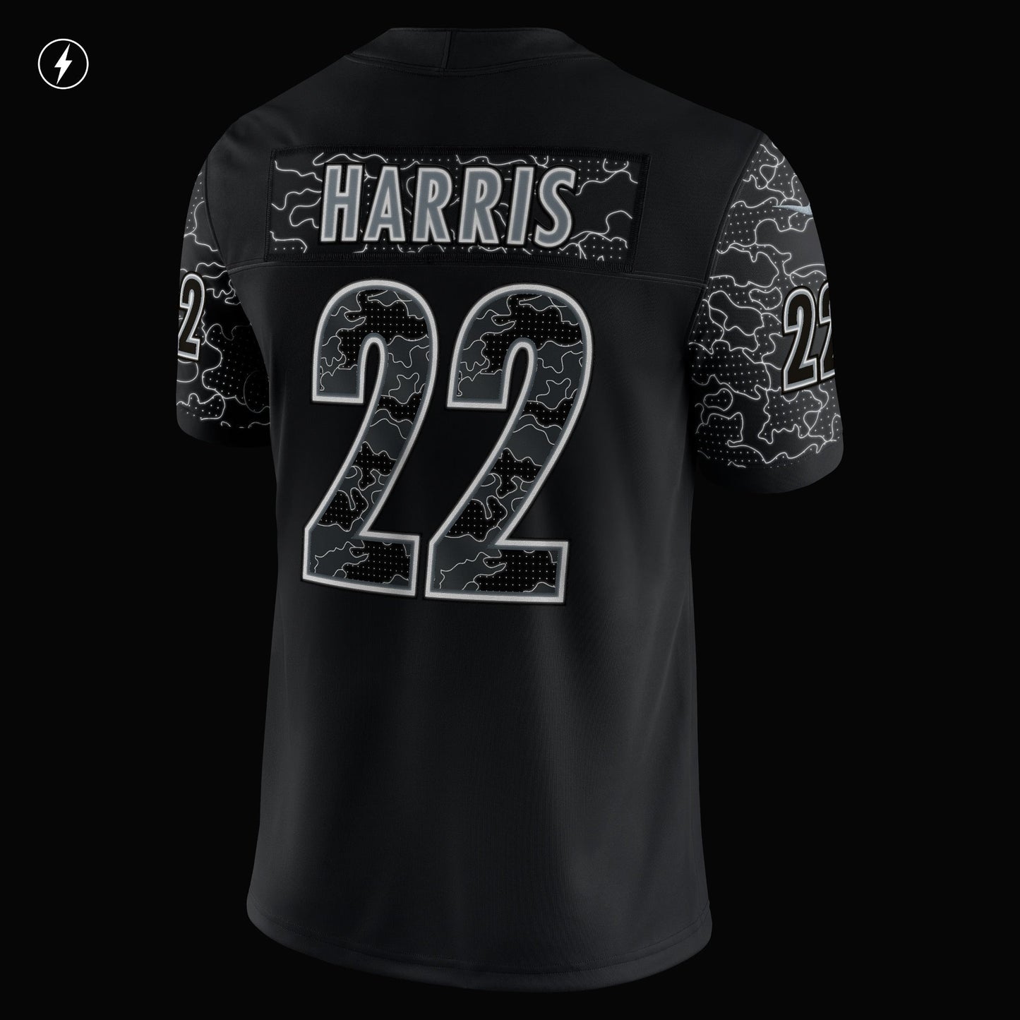 Najee Harris Pittsburgh Steelers Nike RFLCTV Limited Jersey - Black