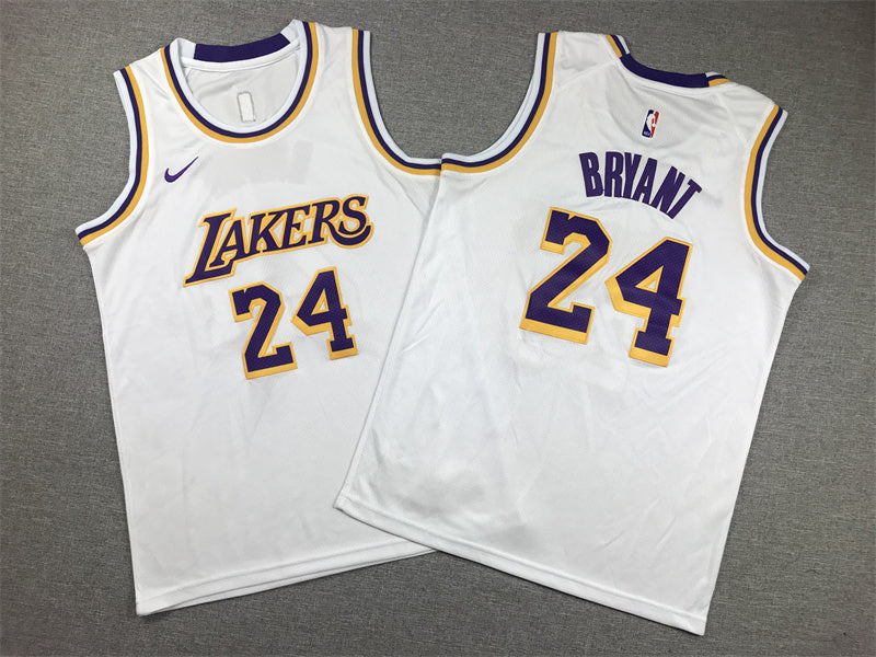 Youth Kobe Bryant Los Angeles Lakers #24 Embroidered Jersey