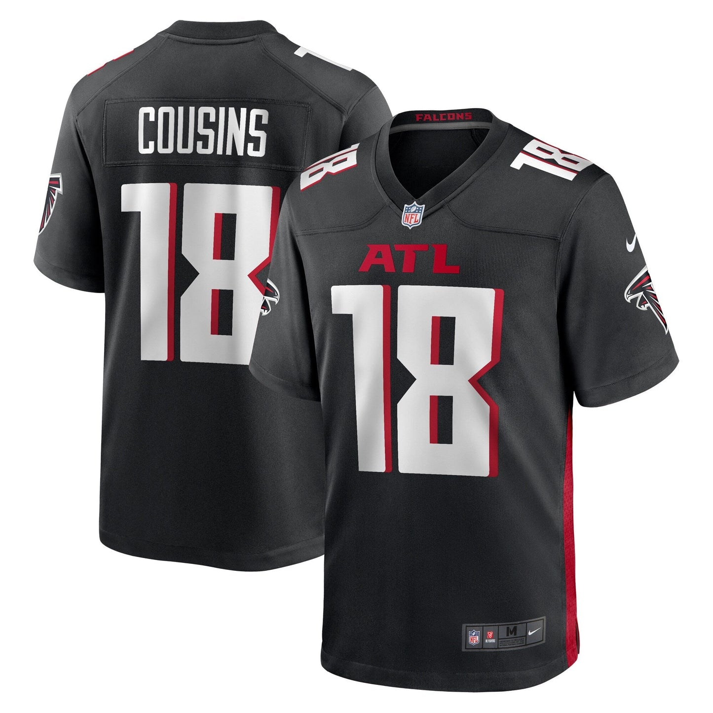 Kirk Cousins Atlanta Falcons Nike Game Jersey - Black