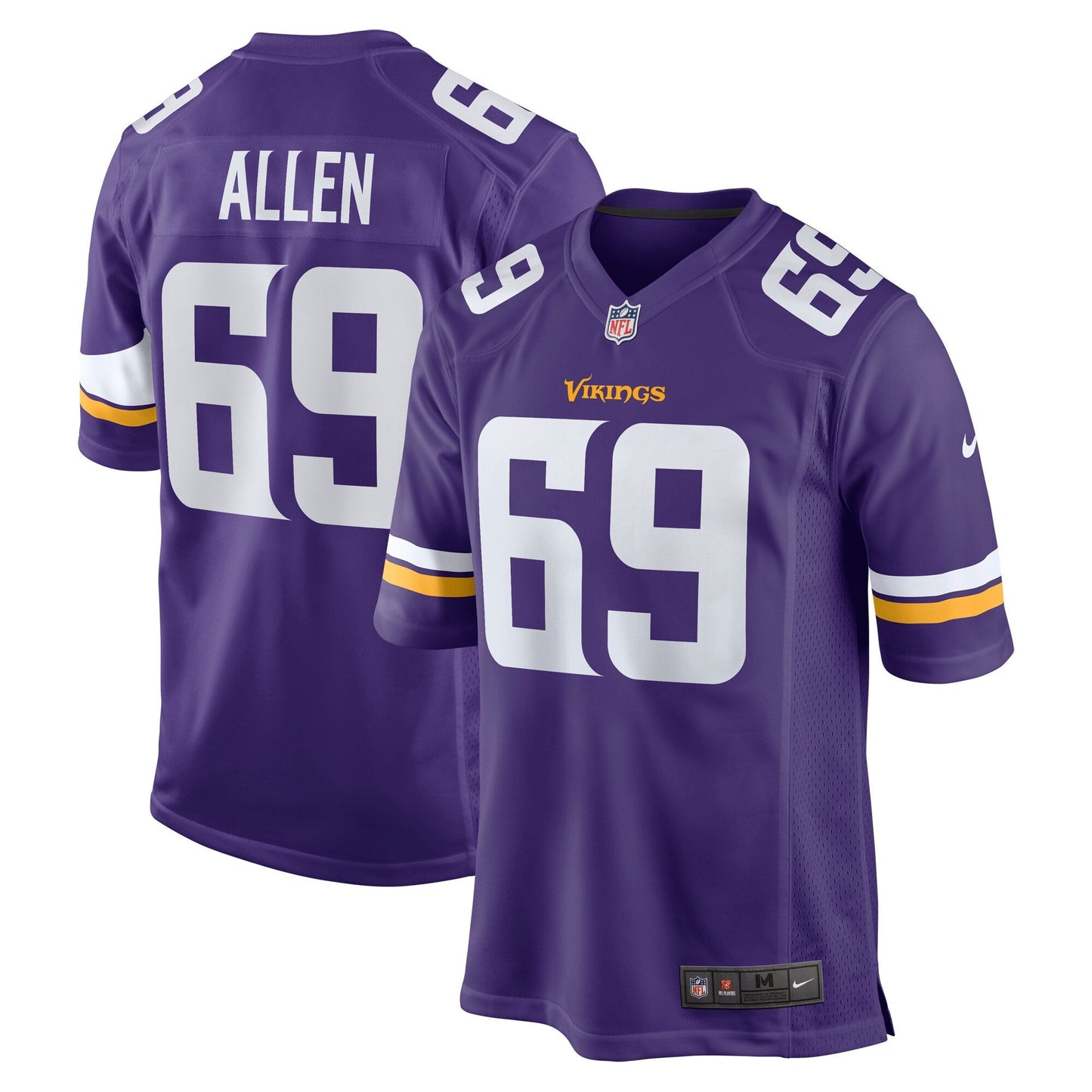 Jared Allen Minnesota Vikings Nike Retired Game Jersey - Purple
