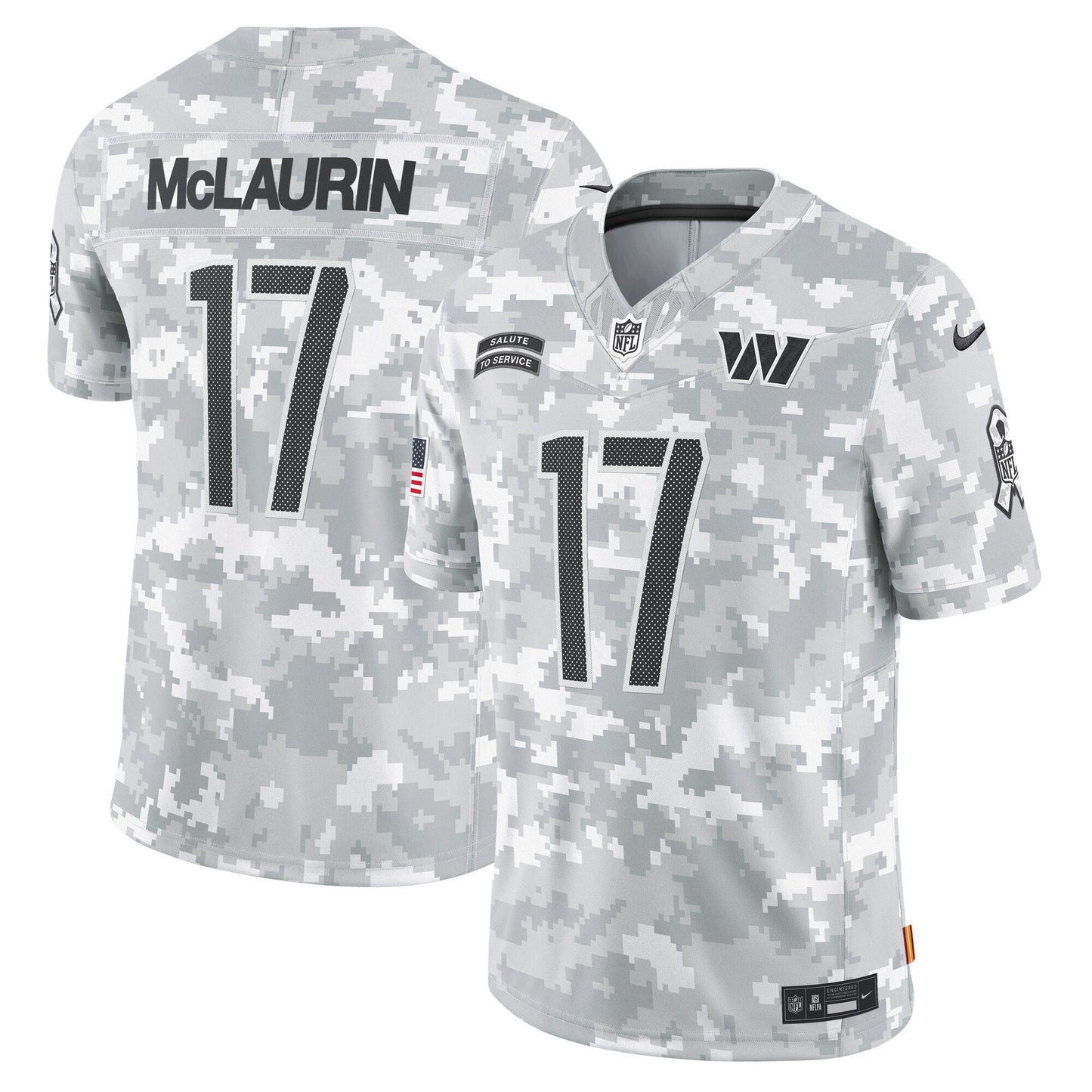 Terry McLaurin Washington Commanders Nike 2024 Salute to Service Limited Jersey - Arctic Camo