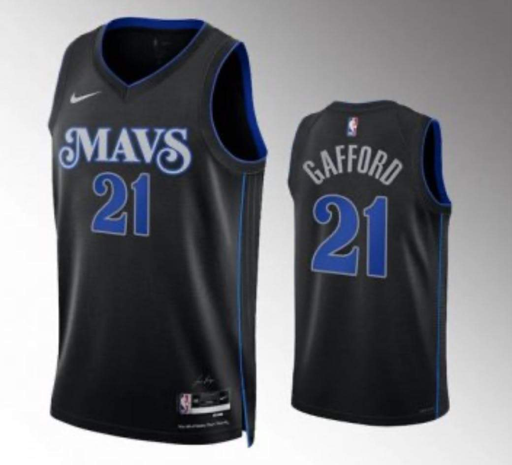 Dallas Mavericks vs. #21 dark blue jersey