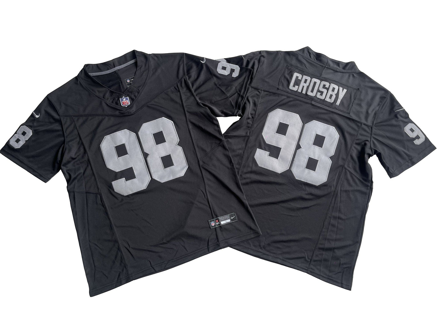 Las Vegas Raiders 98# Maxx Crosby Vapor F.U.S.E. Limited Jersey