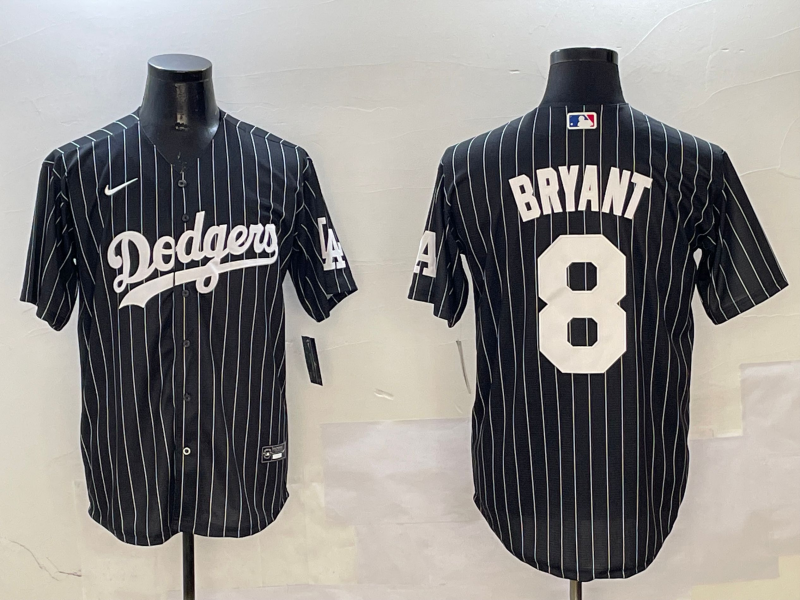 Men's Los Angeles Dodgers Kris Bryant #8 Black Alternate Limited Player Jersey