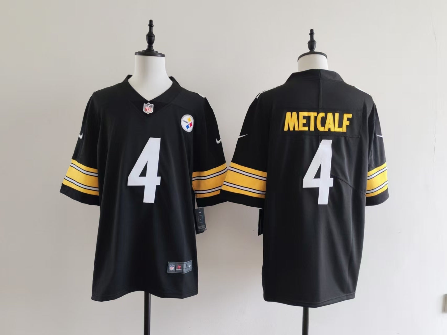 Men's Pittsburgh Steelers DK Metcalf Nike Jersey - Black