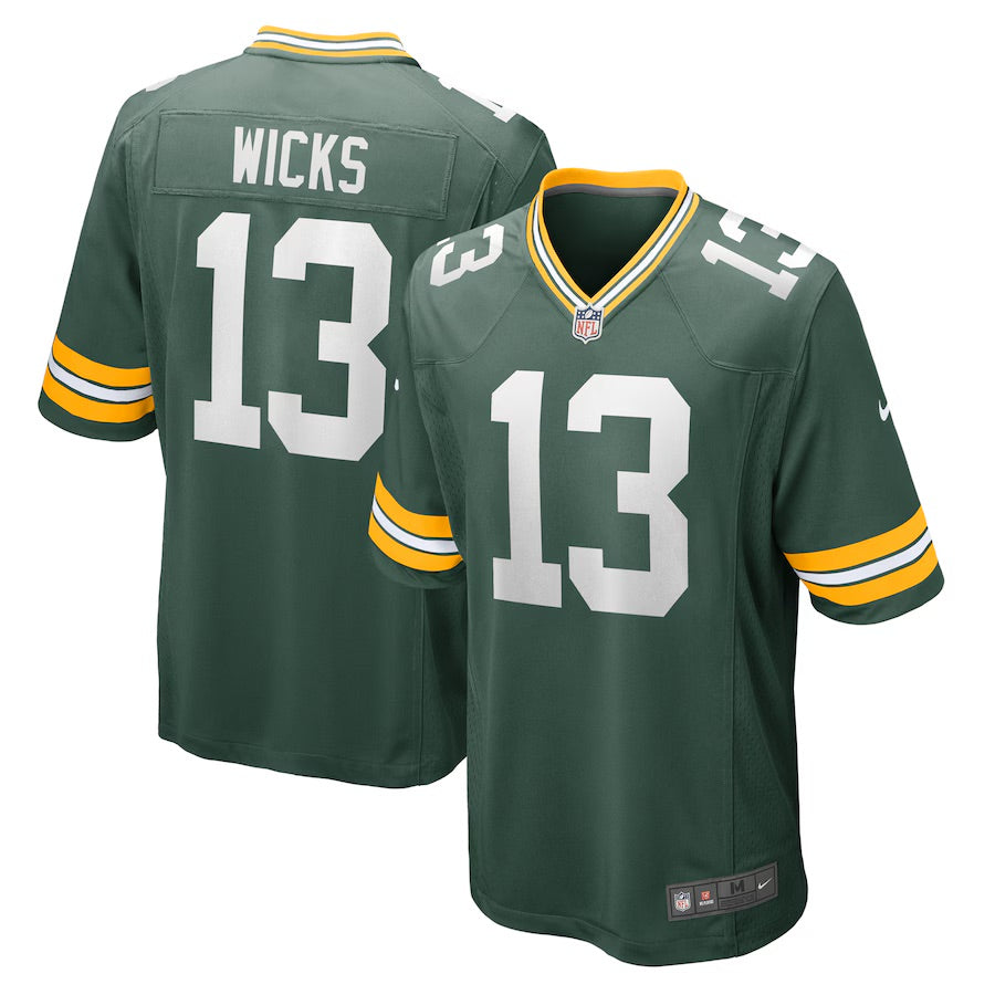 Dontayvion Wicks Green Bay Packers Jersey