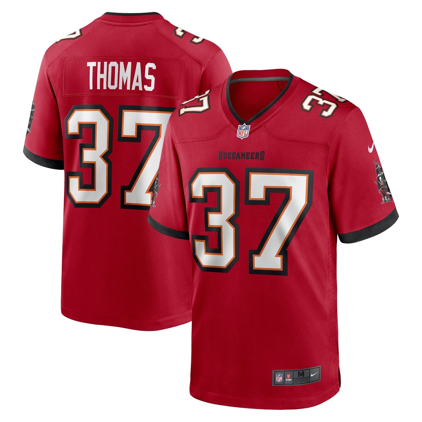 Tavierre Thomas Tampa Bay Buccaneers Nike Game Jersey - Red