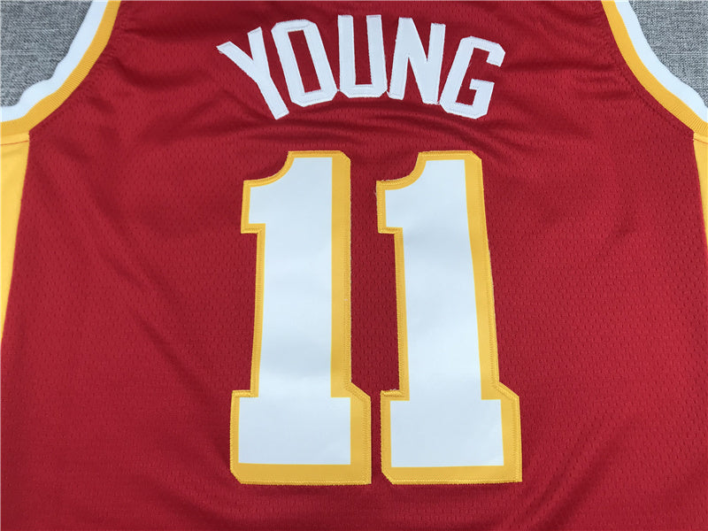 Men's Atlanta Hawks Trae Young #11 City Edition Swingman Jersey - Embroidered